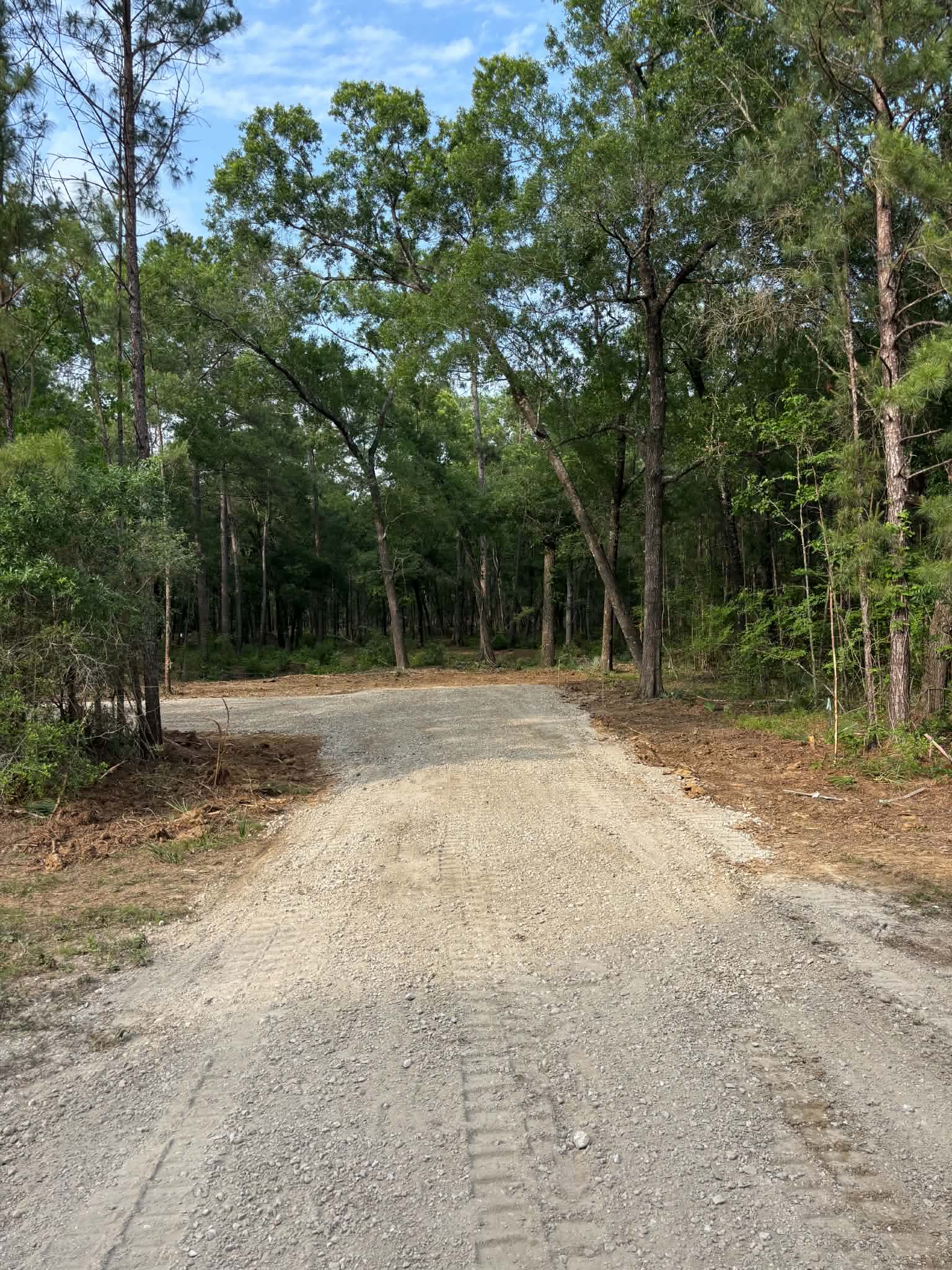 New gravel driveway in Wallisville, TX
