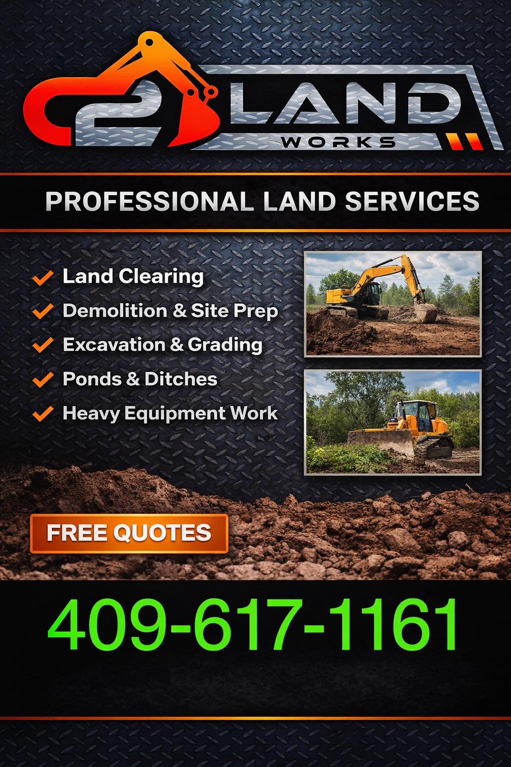 C2 Land Works Service Area - Southeast Texas