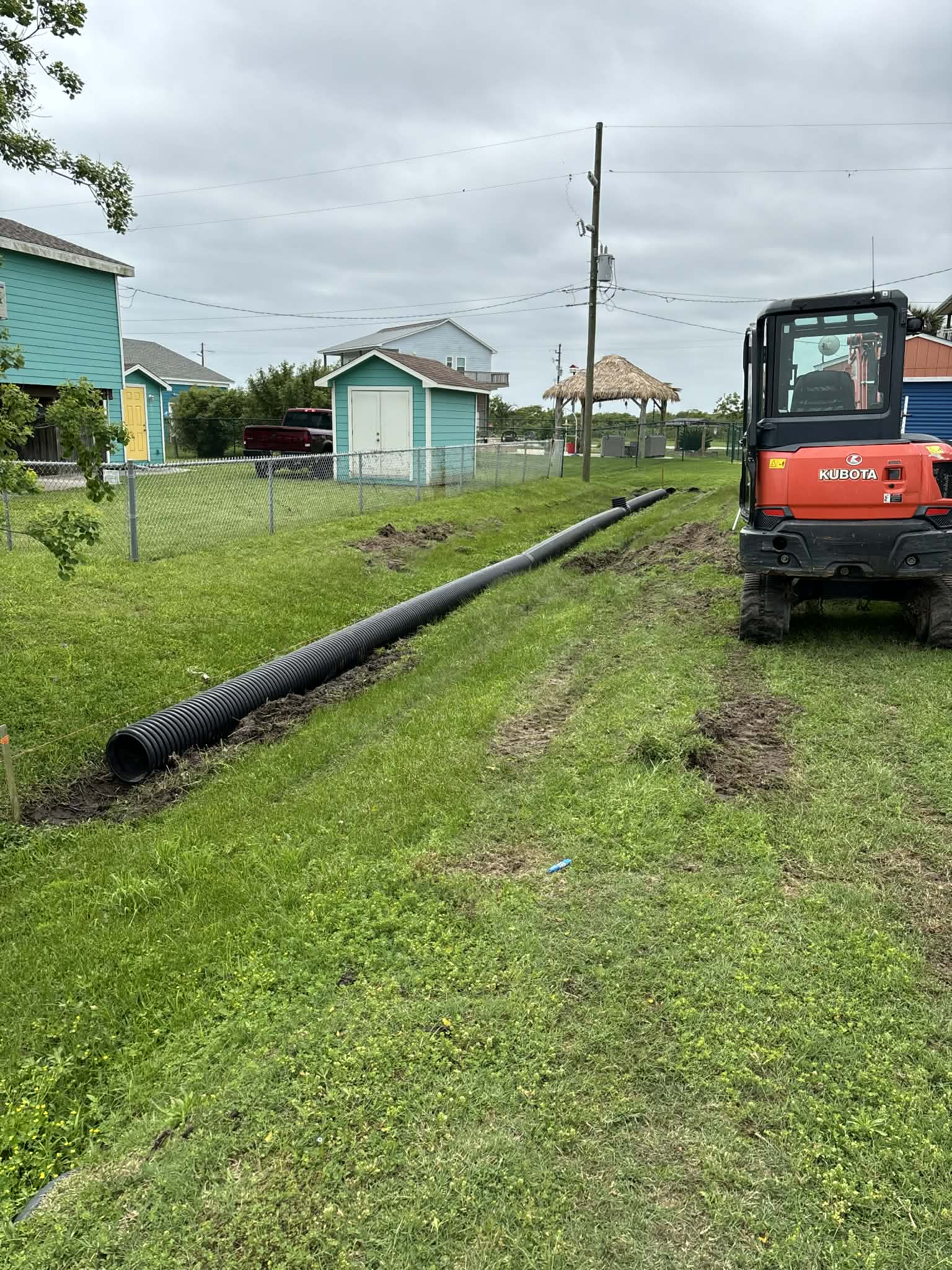 Drainage work in Dayton, TX