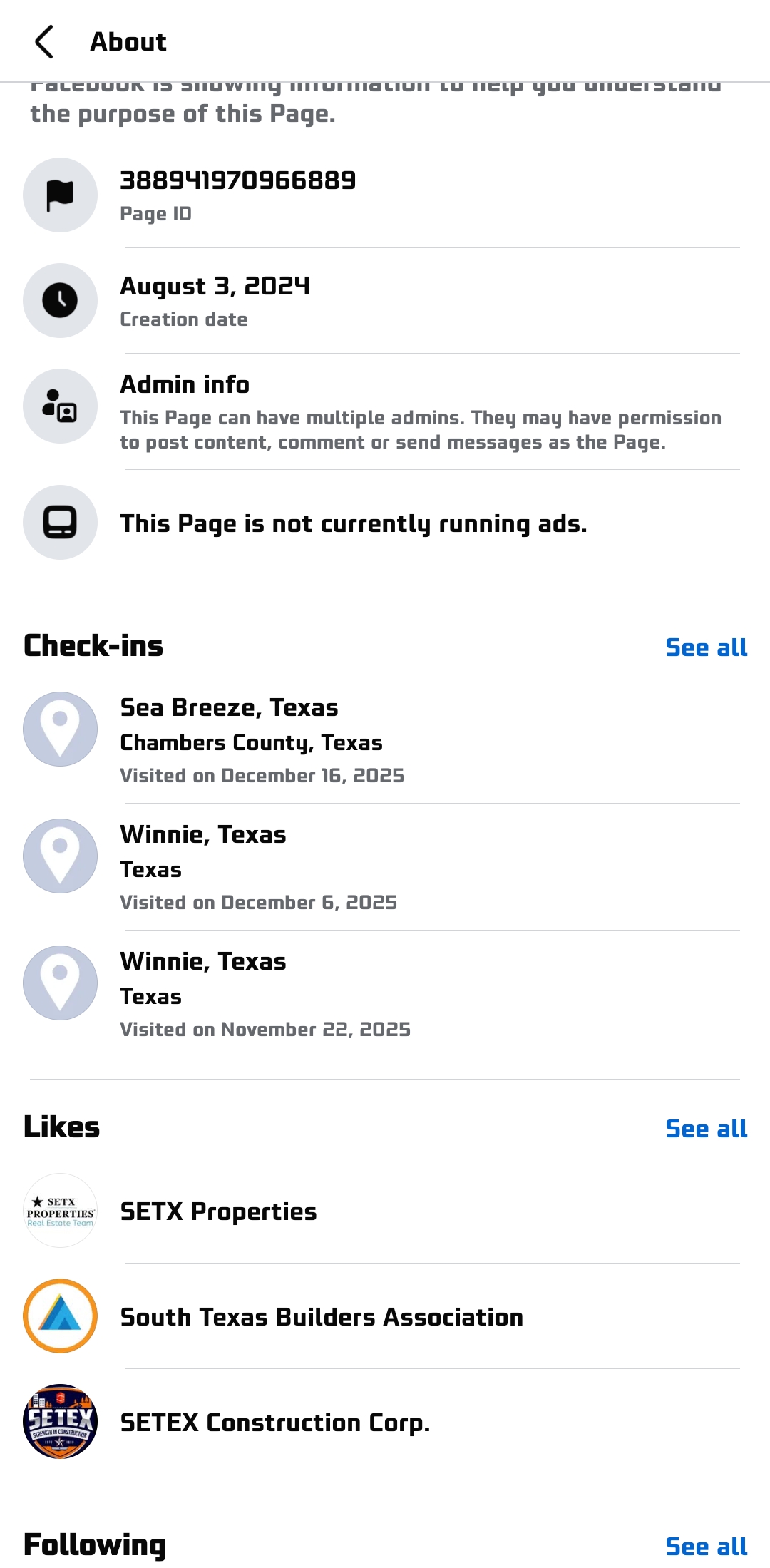 Land clearing project in Winnie TX